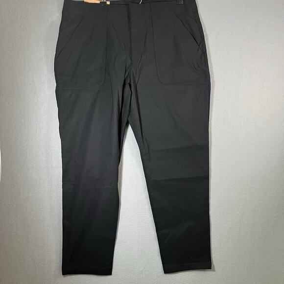 NEW Eddie Bauer Women's Performance Stretch Horizon Straight Ankle Pant Black 14 - Picture 4 of 11